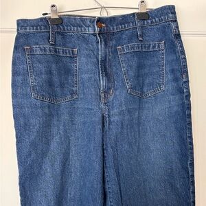 Madewell Perfect Vintage Wide Leg Jeans Size 32